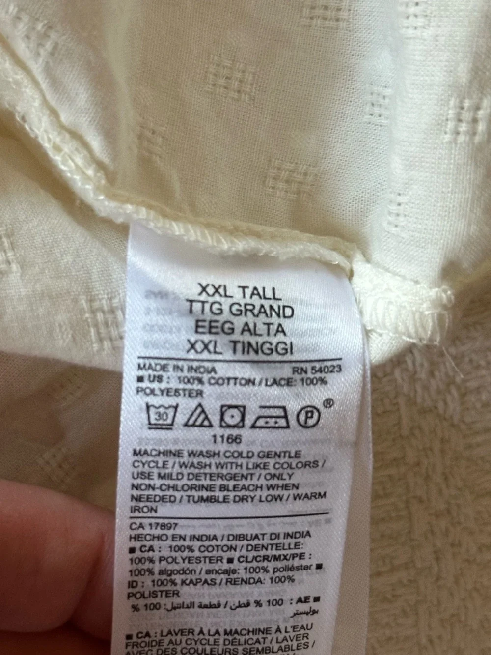 NWT Old Navy Cream Button-Front Blouse Size XXL Tall